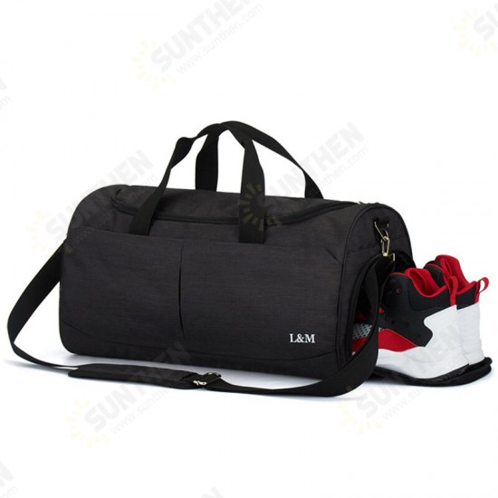 Oxford Wet Dry Separation Shoes Bag Sports Gym Fitness Handbag Yoga Bag Travel Shoulder Bag