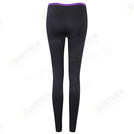 Women Yoga Leggings Sports Elastic Slimming Tights Gym Running Pants Fitness Trousers