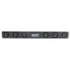 30W Wood Grain Wireless bluetooth Soundbar Six Drivers LED Display Clock Stereo Home Theater Soundbar Speaker