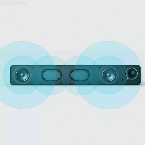 Play1D bluetooth 5.0 Speaker Desktop Sound Bar Hard Solution DSP Double Horn Speaker USB Power Supply