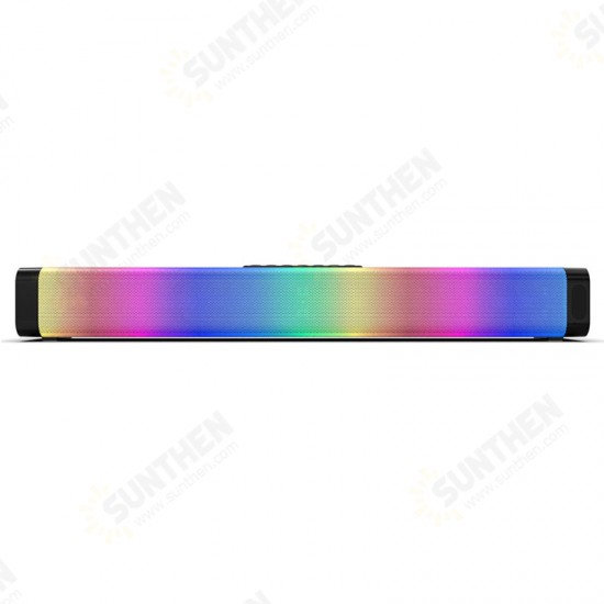 LP-18 20W bluetooth Speaker Soundbar Stereo Home Theater Soundbar Rectangle RGB Colorful bluetooth Speaker with Remote Control