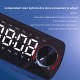 P2 Wireless bluetooth Speaker Double Alarm Clock FM Radio Mirror LED Display HiFi Music Column Subwoofer Hands-free Call Speaker