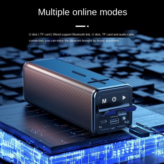 V13 bluetooth 5.0 Speaker Subwoofer Home Wireless TWS Series HIFI 20 Hours Play Time Portable Outdoor Speaker