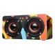 D50 Wooden Colorful Digital Amplifier bluetooth Wireless Speaker Ultra Bass Subwoofer Sound Headset