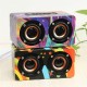 D50 Wooden Colorful Digital Amplifier bluetooth Wireless Speaker Ultra Bass Subwoofer Sound Headset