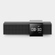 M28 Portable Wireless bluetooth Speaker Dual Units LED Display Alarm Clock FM Radio TF Card Smart Touch Speaker with Mic