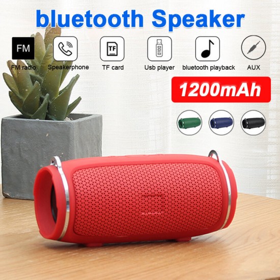 J009+ Portable Wireless Speaker bluetooth 5.0 Speaker Outdoor HiFi Support TF Card FM Radio Subwoofer