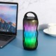 LED Colorful Portable bluetooth Wireless Handsfree Speaker Waterproof Stereo HiFi Speaker with 2000mAh Battery