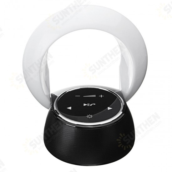 LED Wireless bluetooth Speaker 180 Degree Rotating Lamp Speakers With LED Lights