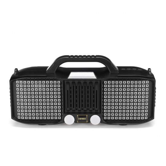 Portable LED Light bluetooth 5.0 Speaker Super Bass Multiple Mode Loudspeaker with Mic