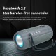 TG227 bluetooth Speaker Wireless Speakers LED Lights TF Card AUX Portable Outdoor Speaker with Mic