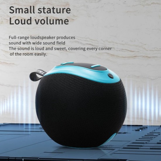 TG623 Mini bluetooth Speaker TWS Stereo HiFi Support Hands-free Call/TF Card/U Disk/AUX Portable Outdoor Subwoofer