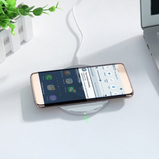 kd01 2A Wireless Fast Charger For iphone X 8/8Plus Samsung S8 Xiaomi mi5 mi6