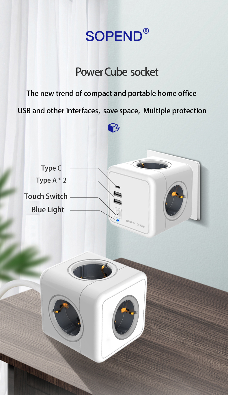 3-IN-1-Wired-GermanEU-Wall-Socket-Power-Strip-with-AC-OutletsUSBUSB-C-Charger-Adapter-Overload-Prote-1823584-1