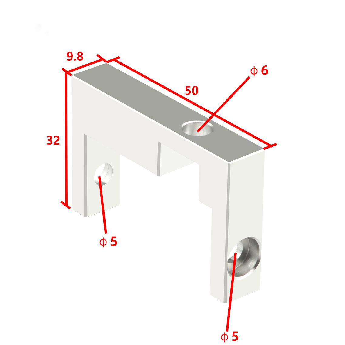 20202040-Aluminum-Profile-mount-MGN12-Linear-Guide-Fixing-Block-with-Screws-for-3D-Printer-Part-1864368-4