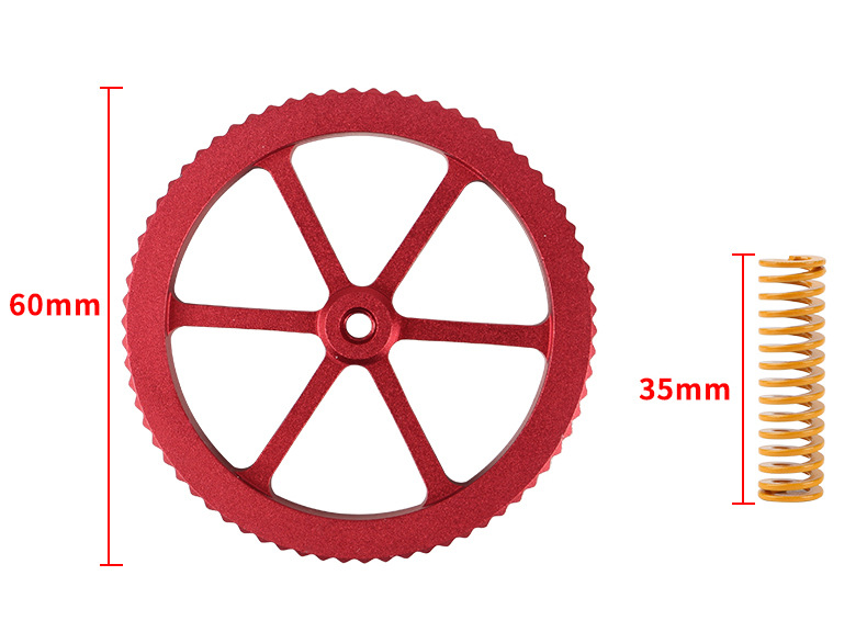 4Pcs-Upgraded-Metal-Red-Hand-Screwed-Leveling-Nut--4pcs-Spring-for-Creality-3D-Ender-3-Series-3D-Pri-1975103-1
