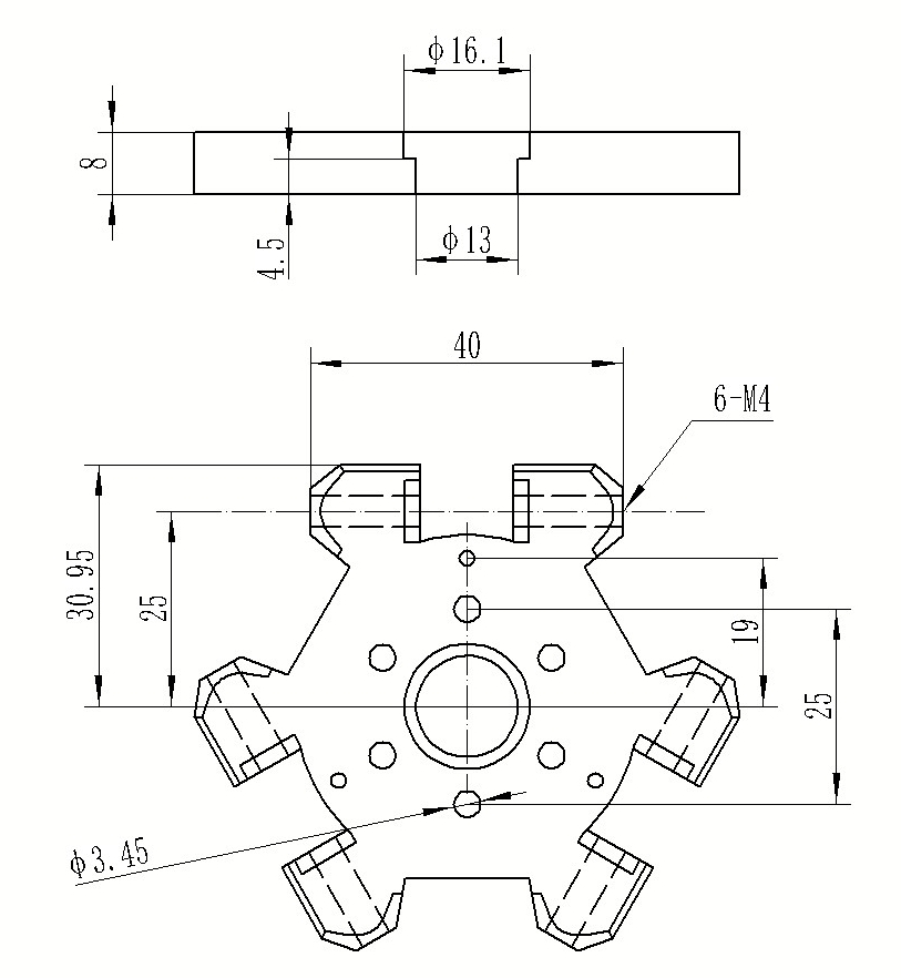 Aluminum-Alloy-M4-Kossel-Fisheye-Effector-4mm-Hammock-Hanging-Station-For-3D-Printer-Extruder-Part-1411477-1