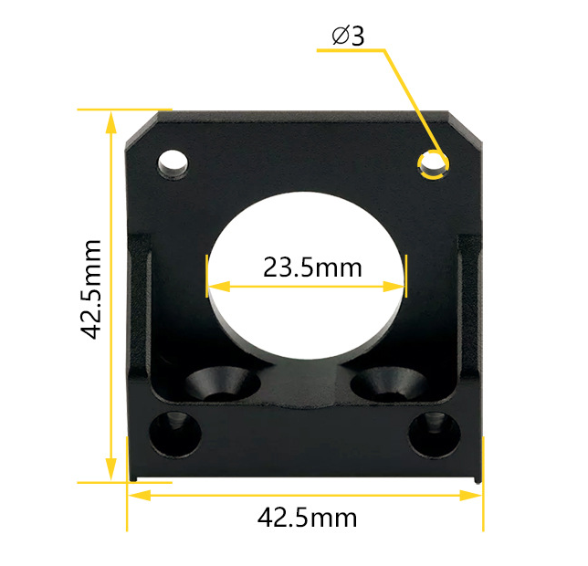 KINGROON-Z-axis-Stepper-Motor-Mount-Fixed-Bracket-Aluminum-Z-Rod-Bearing-Holder-for-Ender-3-V2-Ender-1972673-2