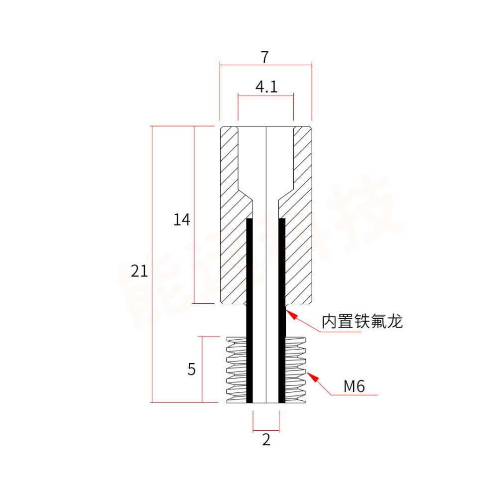 SIMAX3Dreg-5Pcs-4mm-to-2mm-Throat-with-PTFE-Stainless-Steel-Hotend-Nozzle-Throat-175mm-filament-for--1789793-1