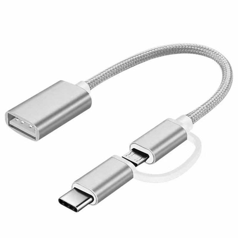 Bakeey-OTG-2-In-1-Multifunctional-Adapter-Cable-USB-to-Micro-USBType-C-External-Convertor--For-Samsu-1889086-7