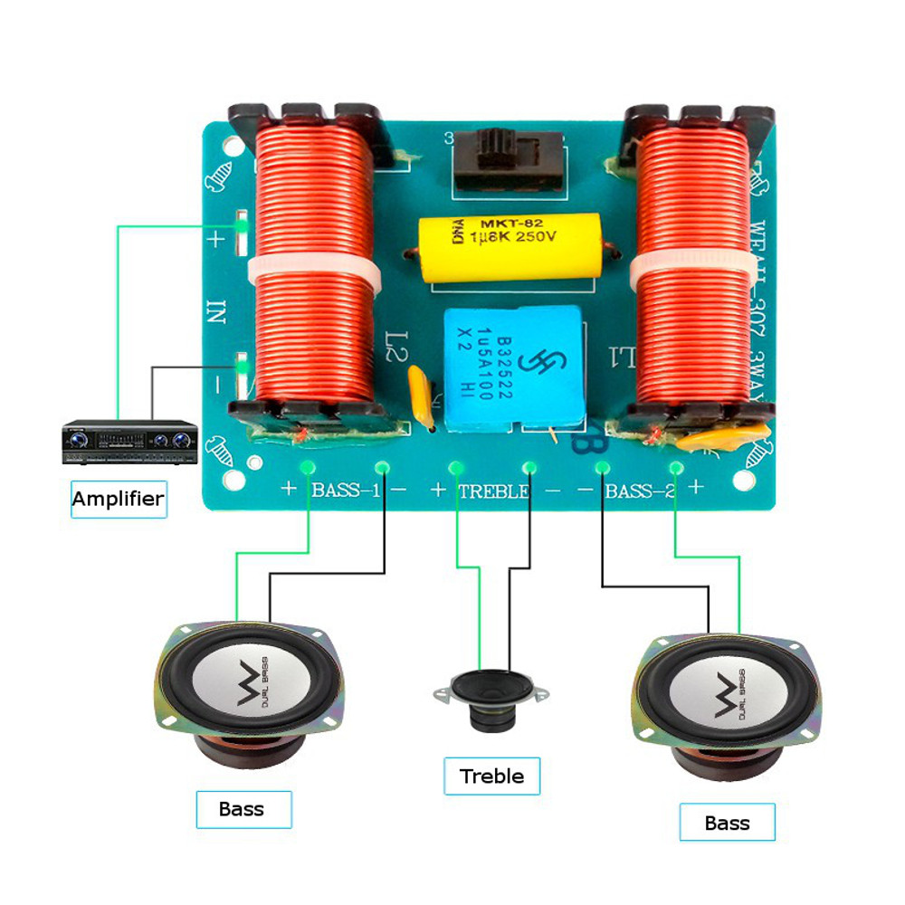 WEAH-307-3-Way-Audio-Speaker-Crossover-100W-Filter-Treble-Mediant-Bass-Frequency-Divider-Module-1216169-1