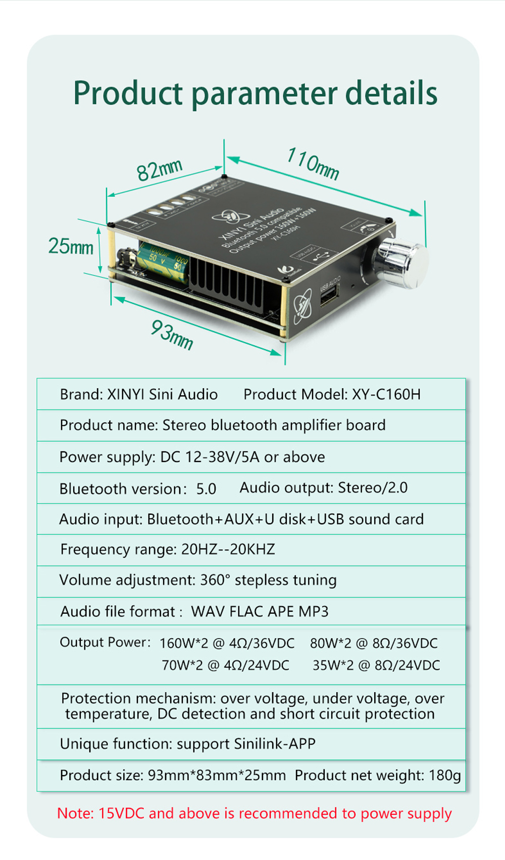 XY-C160H-Audio-Power-Amplifier-Board-bluetooth50-Two-Channel-HiFi-Stereo-TDA7498E-Original-160WX2-Hi-1973571-8