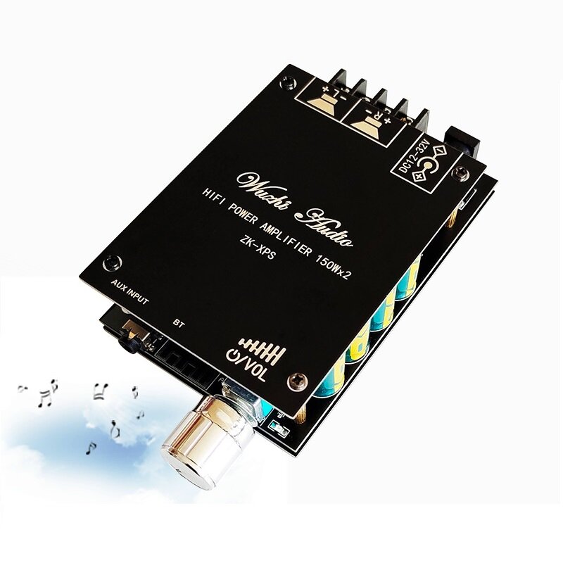 ZK-XPS 150Wx2 2.0 Dual Channel Stereo TDA7498E Bluetooth Audio Power Amplifier Board Module