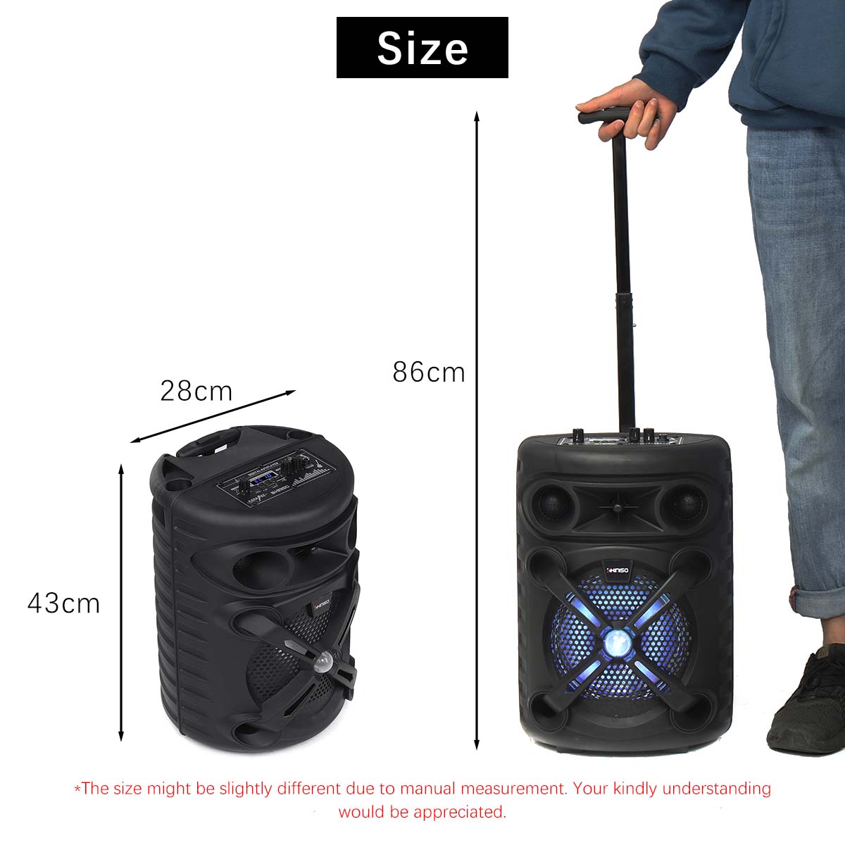 8-inch-20W-High-Power-bluetooth-Sound-Square-Loud-Speaker-3000mAh-Outdoor-Singing-Subwoofer-with-HD--1941507-4