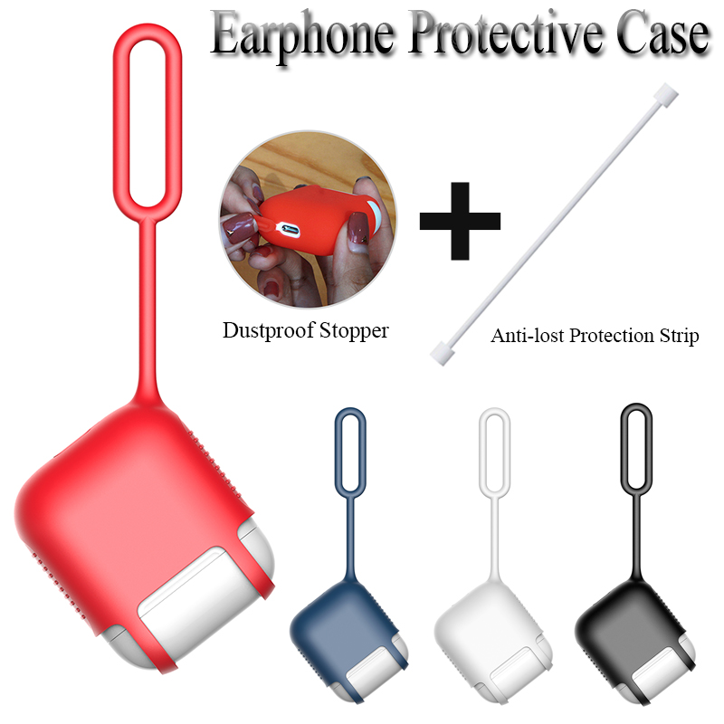 Anti-shock-Dustproof-Multi-color-Soft-Silicone-Protective-Cover-Wireless-Earphone-Case-with-Pothook--1940628-3