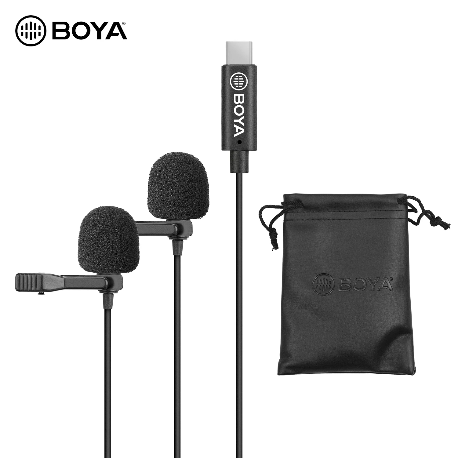 BOYA-BY-M3D-Dual-Lavalier-Microphone-Omnidirectional-Digital-Clip-on-Lapel-Collar-Mic-for-USB-Type-C-1789153-10
