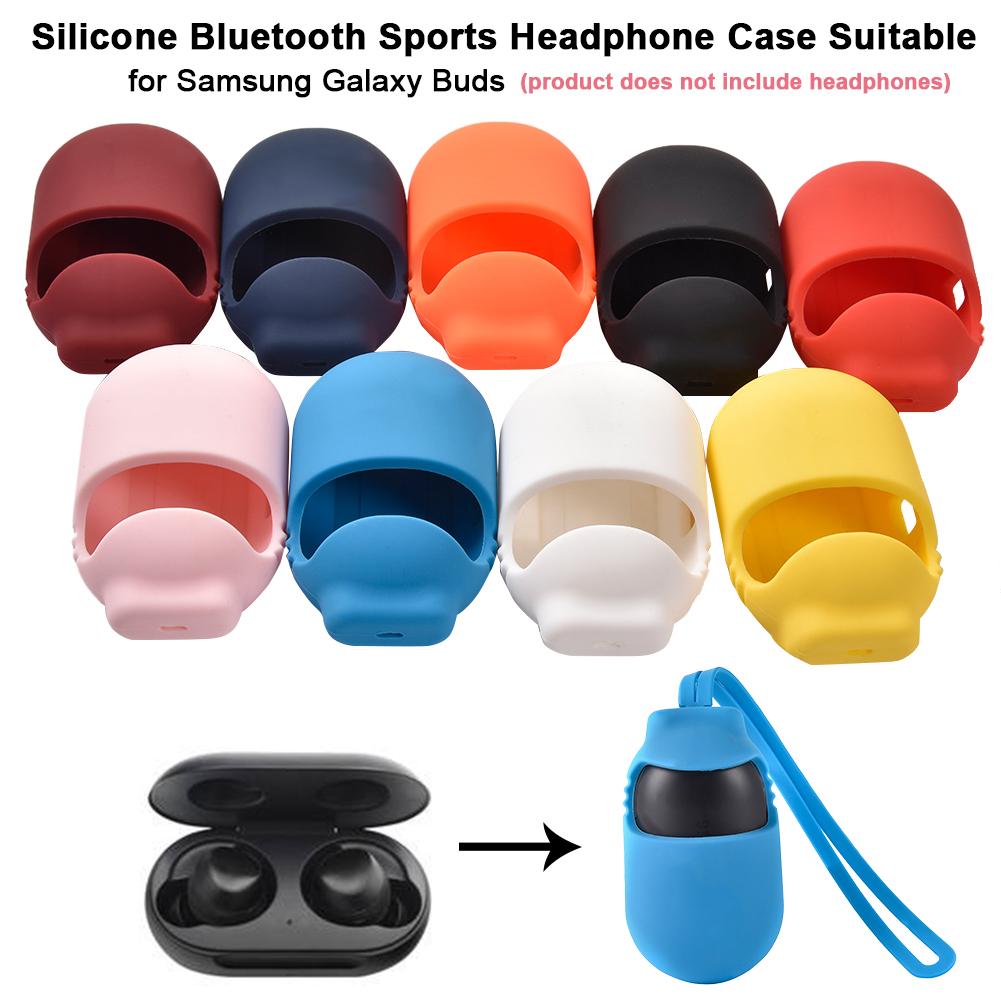 Bakeey-3-in-1-Portable-Shockproof-Non-slip-Silicone-Earphone-Storage-Case-with-Lanyard-for-Samsung-G-1600872-1