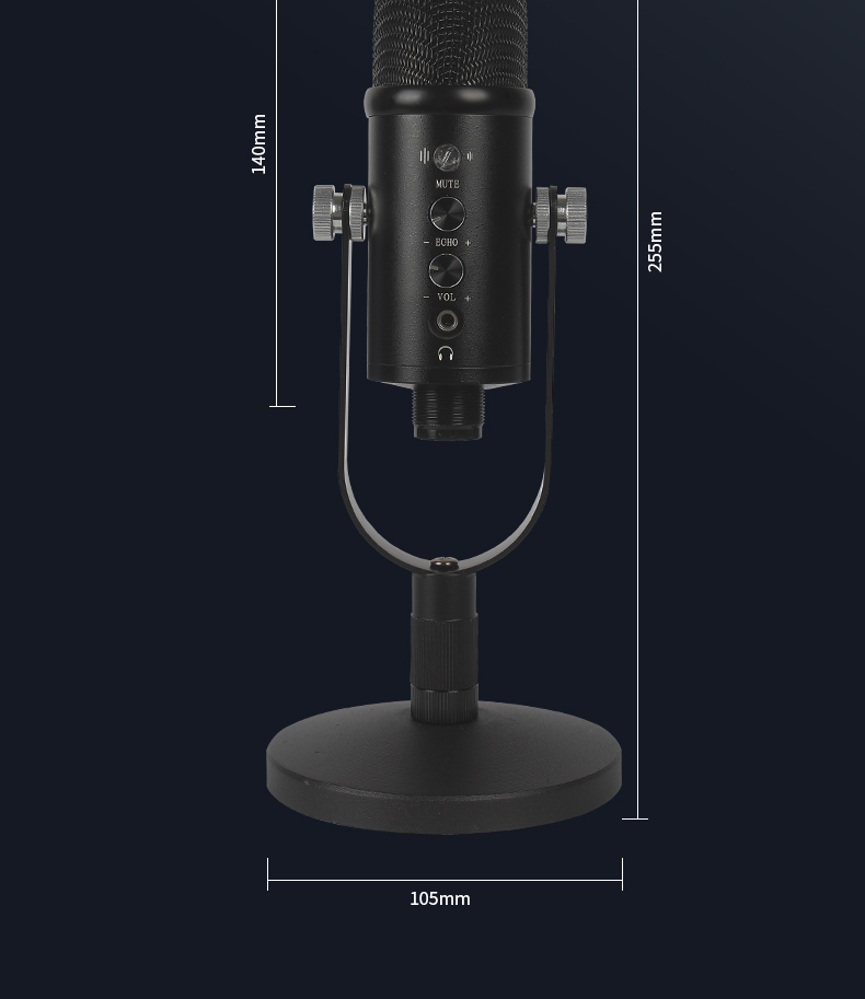 Bakeey-BM-86-Condenser-Microphone-HIFI-DSP-Noise-Reduction-Reverberation-Adjustable-Built-In-Sound-C-1803584-17