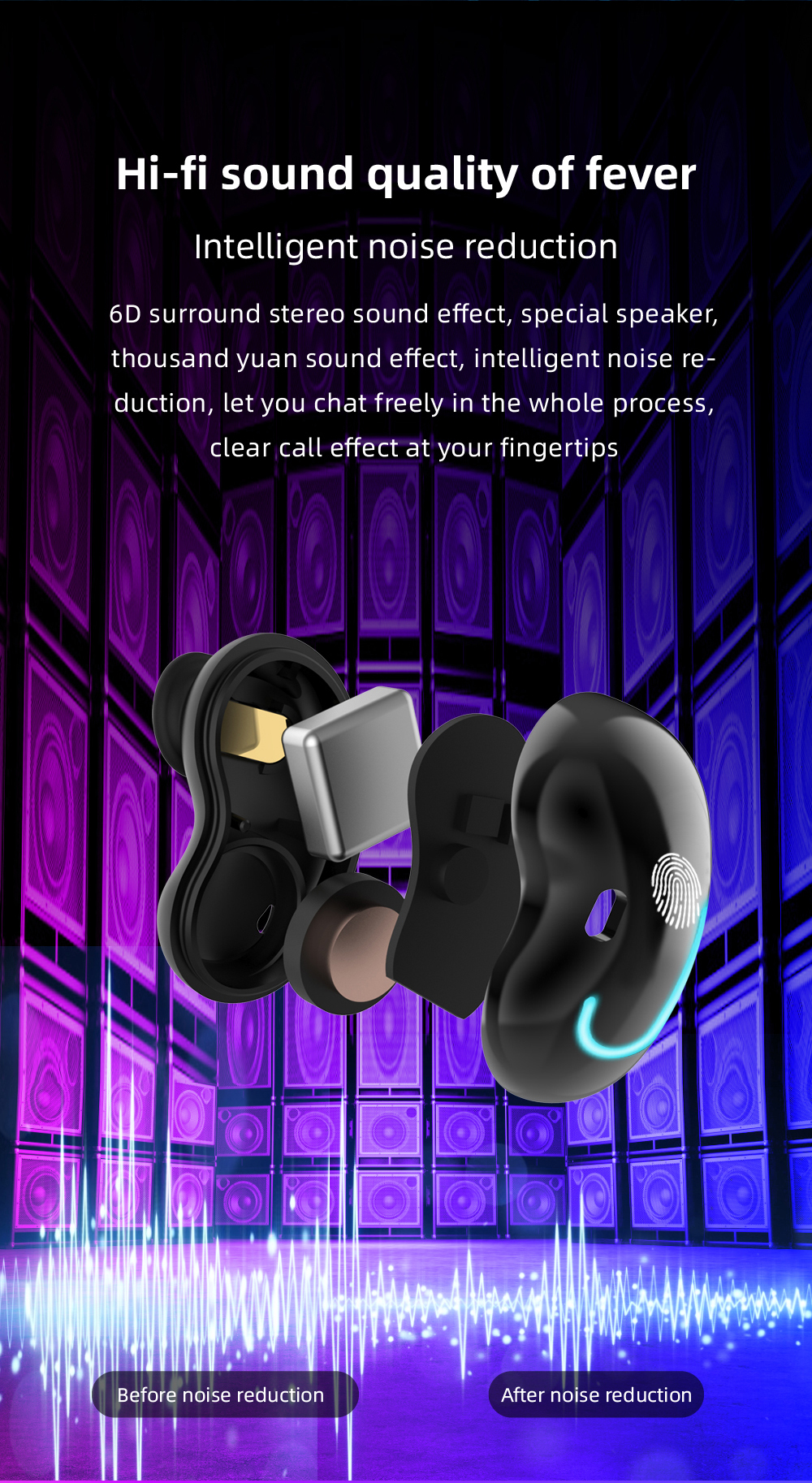 Bakeey-S6-SE-TWS-bluetooth-V51-Earphone-Wireless-Headphones-HIFI-Noise-Reduction-Earbuds-LED-Display-1822368-3