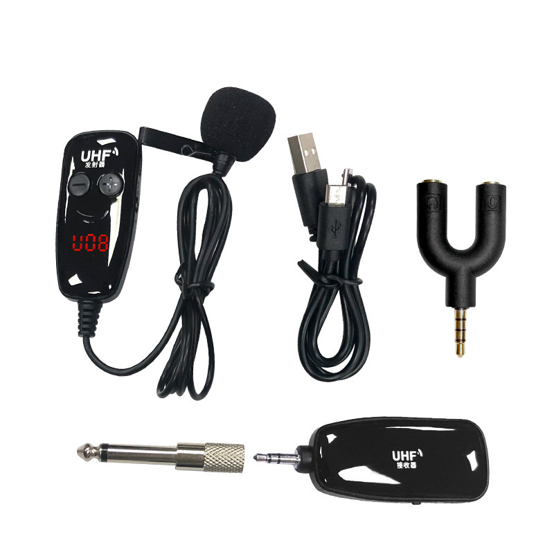 Bakeey-V30U-UHF-Wireless-Lavalier-Microphone-Mini-Portable-Lapel-Collar-Clip-on-Mic-with-Receiver-Tr-1831508-6
