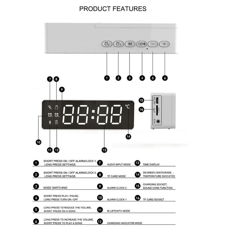 Bakeey-ZXL-B119-Wireless-bluetooth-Speaker-Bass-Subwoofer-FM-Radio-TF-Card-Dual-Alarm-Clock-10W-LED--1789087-11