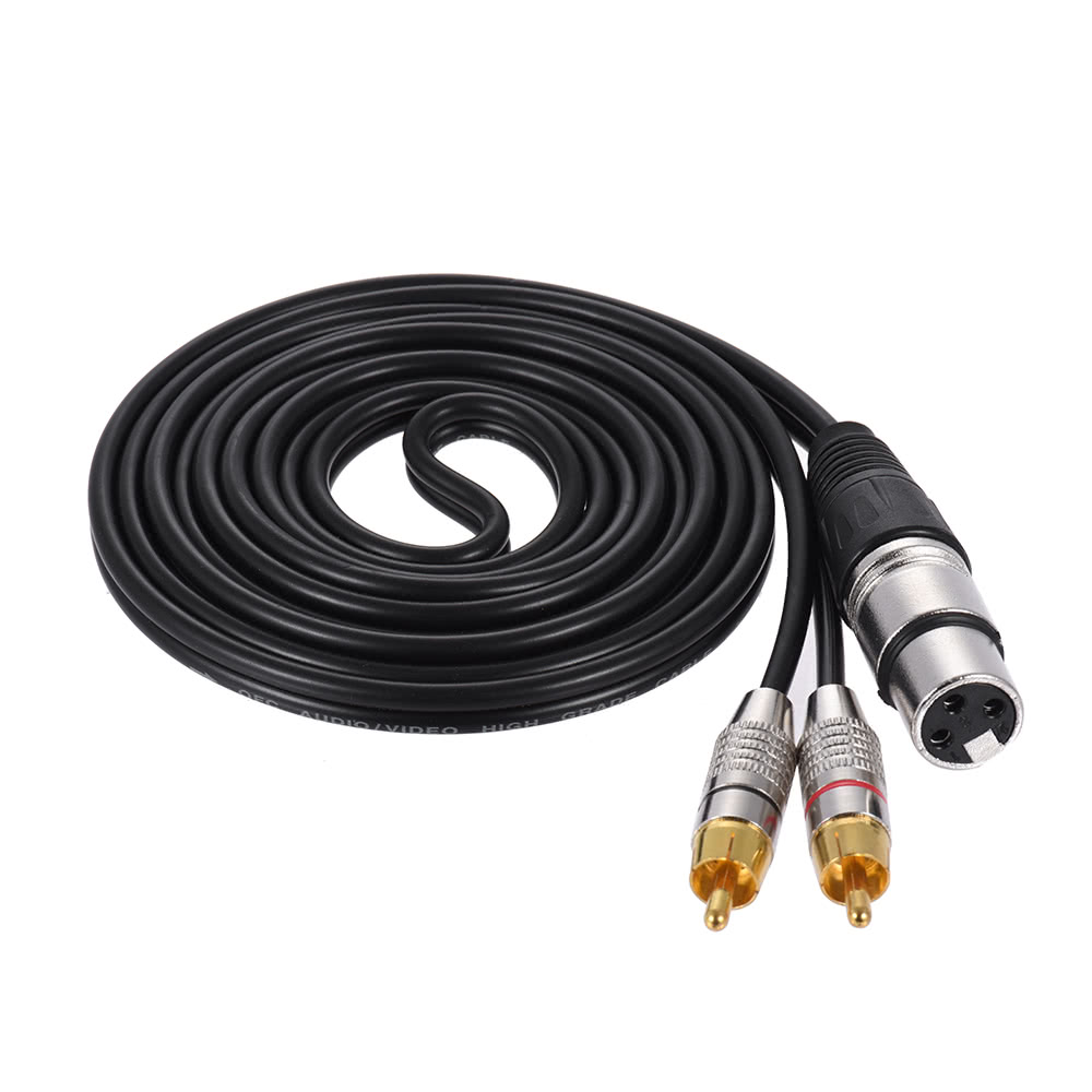 Dual-RCA-Male-to-XLR-Female-Plug-Stereo-Audio-Cable-for-Microphone-Audio-Mixer-Speaker-Amplifiers-1596711-2