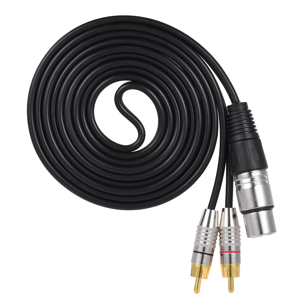 Dual-RCA-Male-to-XLR-Female-Plug-Stereo-Audio-Cable-for-Microphone-Audio-Mixer-Speaker-Amplifiers-1596711-3