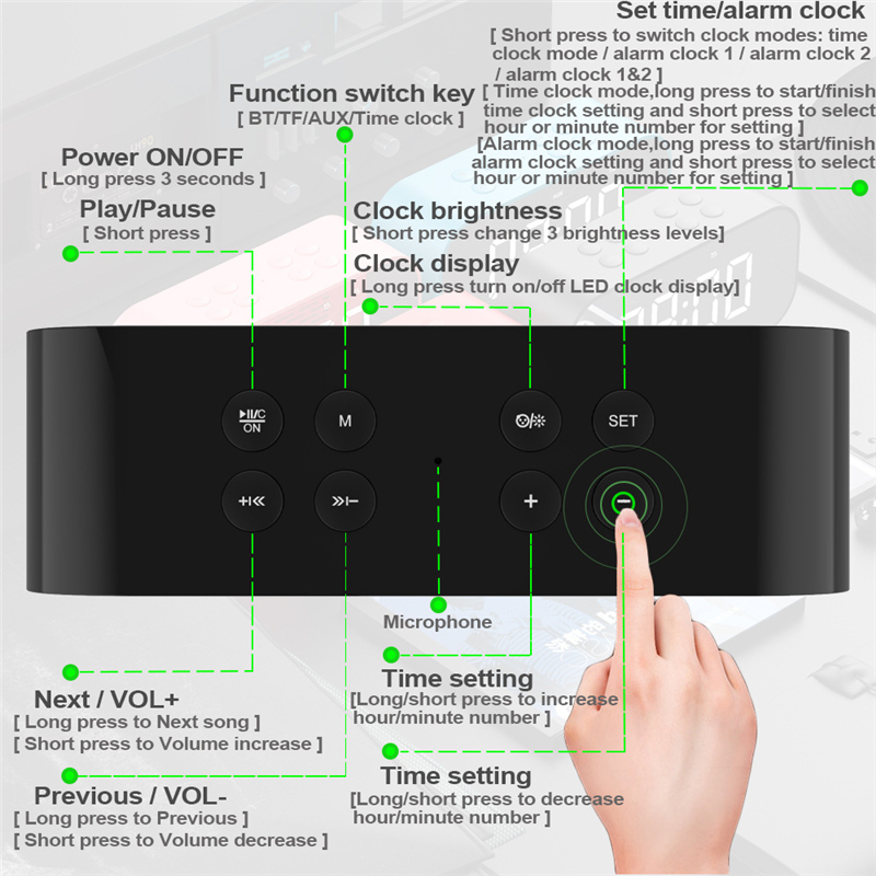 LEORY-BT501-Wireless-bluetooth-50-Speaker-Dual-Alarm-Clock-LED-Display-Stereo-TF-Card-Mic-Speaker-1388272-9