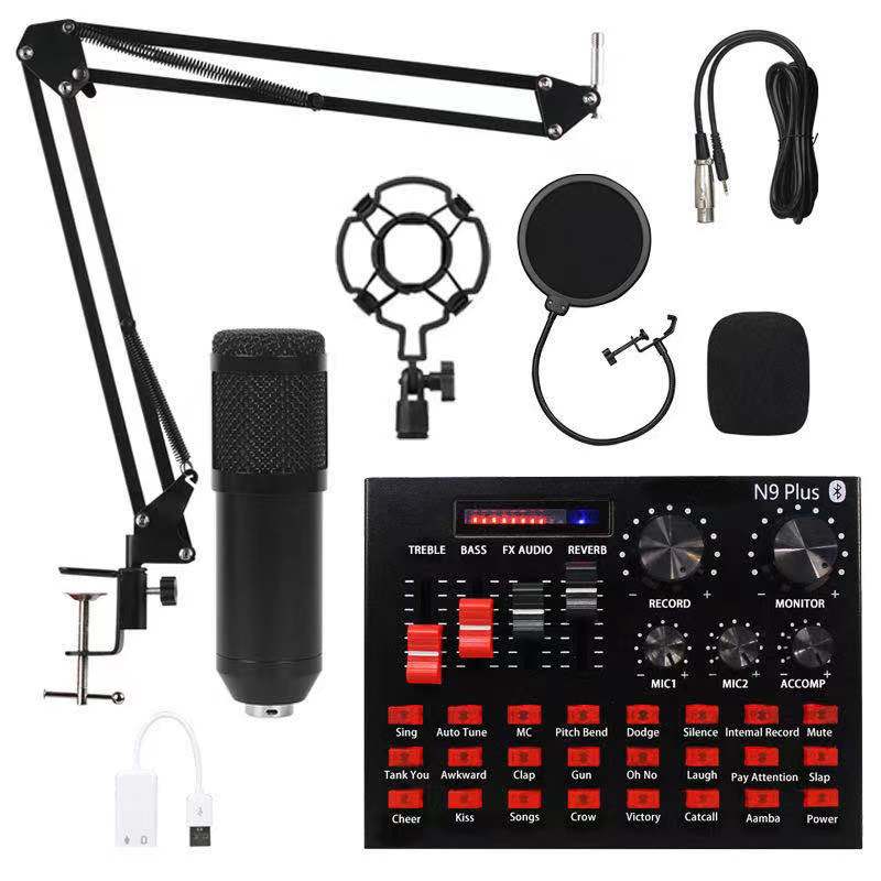 LEORY-N9-Professional-Sound-Card--BM800-Recording-Condenser-Microphone-kit-with-Shock-Mount-1871501-2