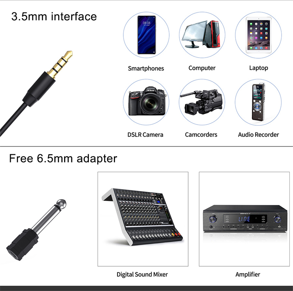MAMEN-KM-D1-Wired-microphone-Clip-on-Lapel-microphone-CVC-Noise-Reduction-8M-Cable-35MM-Plug-Mini-Co-1799351-8