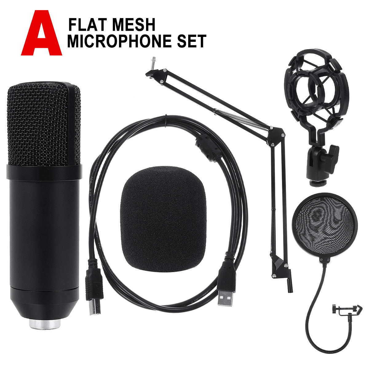 Professional-Intelligent-Noise-Reduction-USB-Condenser-Microphone-with-Shock-Mount-1878391-2