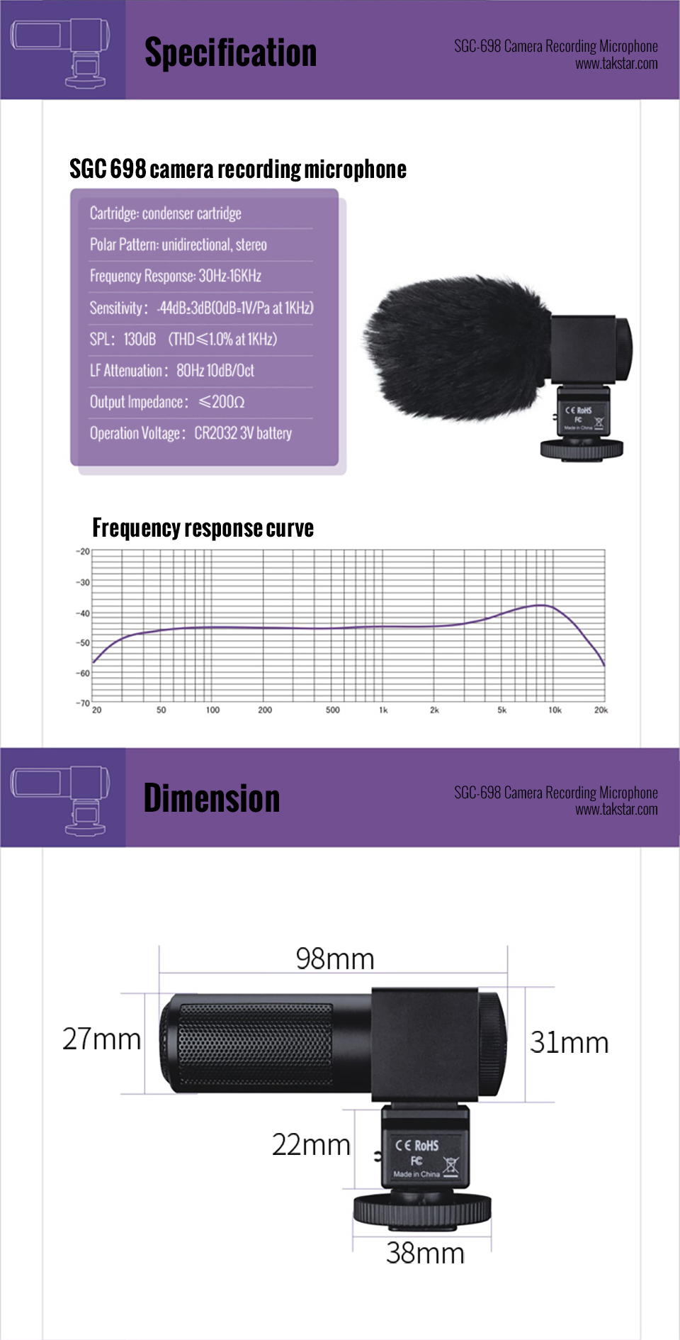 TAKSTAR-SGC-698-Photography-Interview-Microphone-Condenser-Camera-Recording-MIC-with-35mm-Output-for-1841995-5