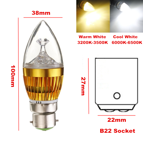 B22-3W-3-LED-WhiteWarm-White-LED-Candle-Light-Bulb-85-265V-946089-5