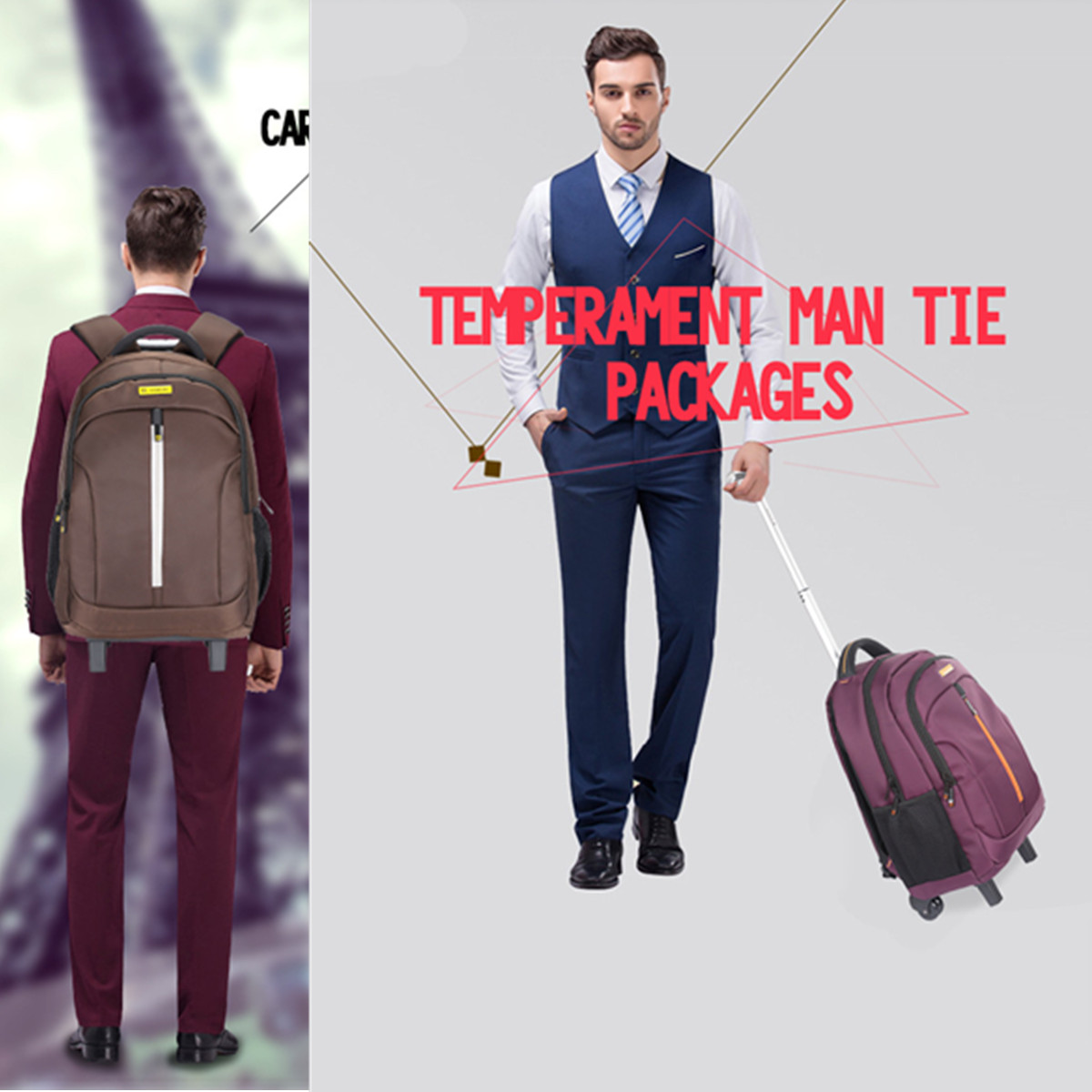 19Inch-Waterproof-Wheeled-Trolley-Backpack-Laptop-Suitcase-Luggage-Rucksack-Traveling-Stroage-Bags-1603715-10