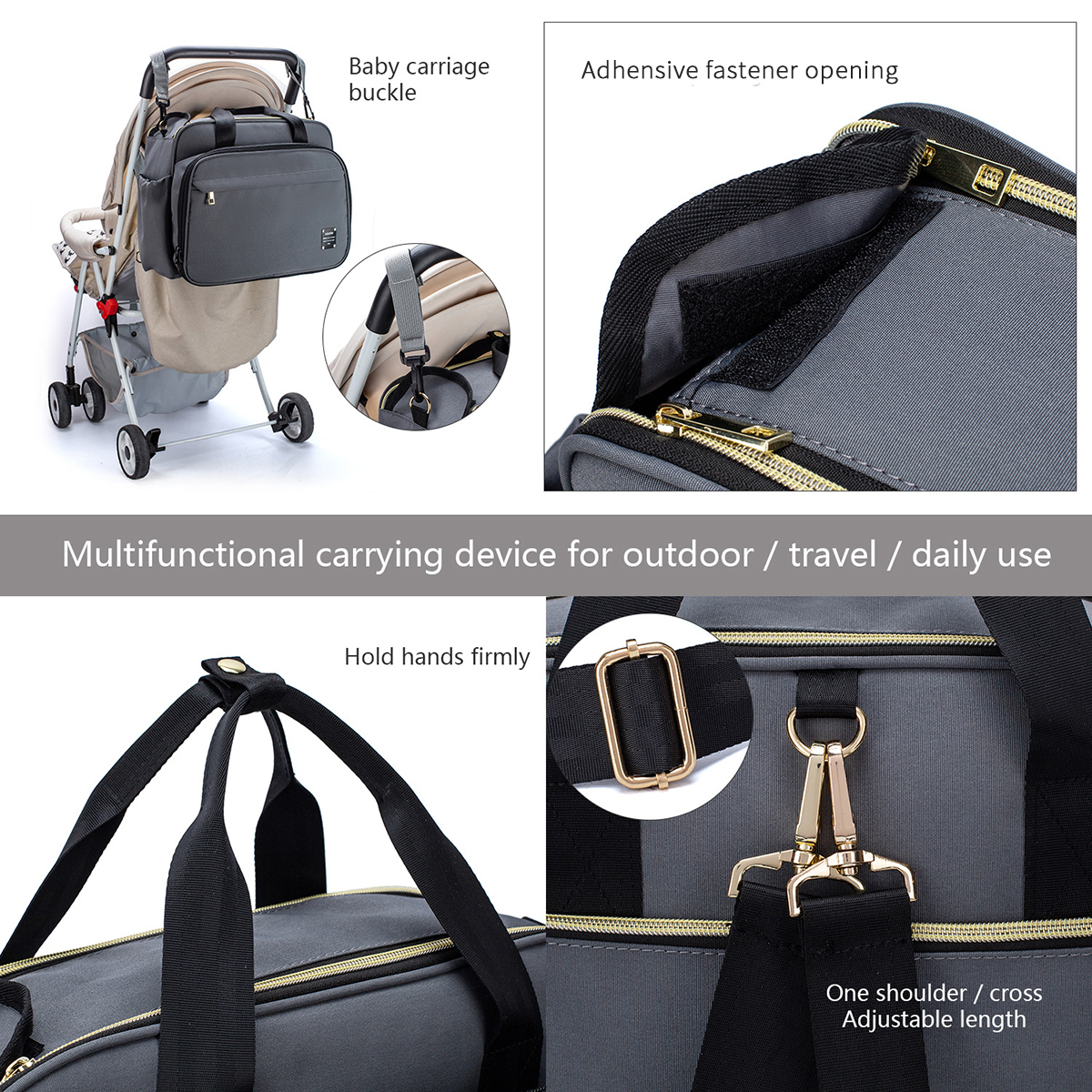 Mummy-Diaper-Bag-Portable-Multifunction-Backpack-Folding-Baby-Bed-Bag-with-Mattress-Outdoor-Travel-1846486-7