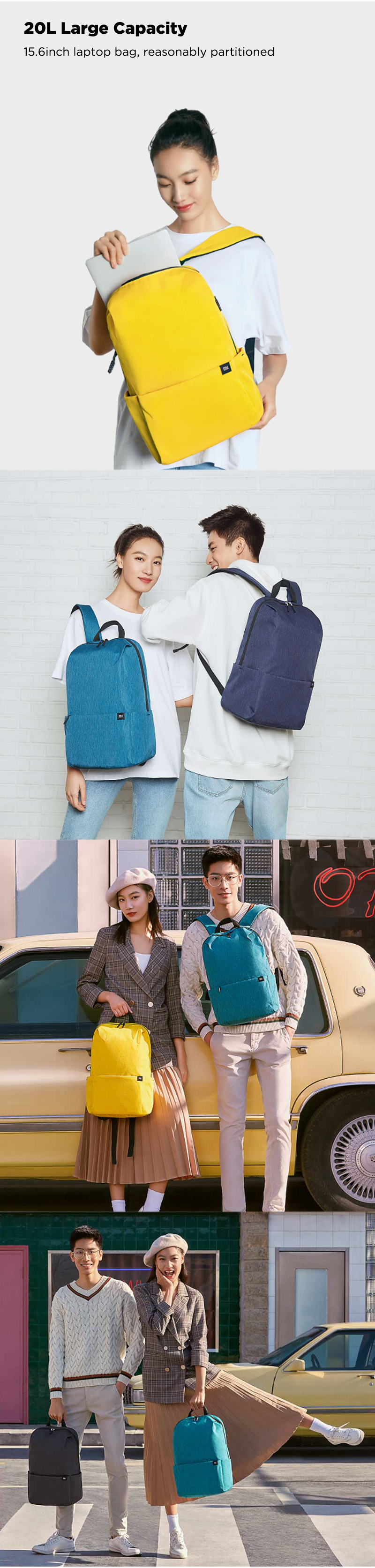 Xiaomi-20L-Backpack-Level-4-Water-Repellent--156inch-Laptop-Bag-for-Men-Women-Travel-Bag-Rucksack-1646736-2