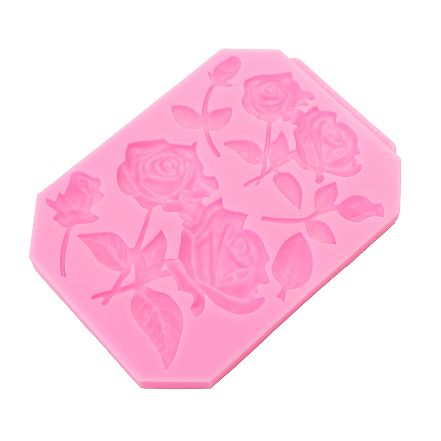 Food-Grade-Silicone-Cake-Mold-DIY-Chocalate-Cookies-Ice-Tray-Baking-Tool-Rose-Shape-1210821-3