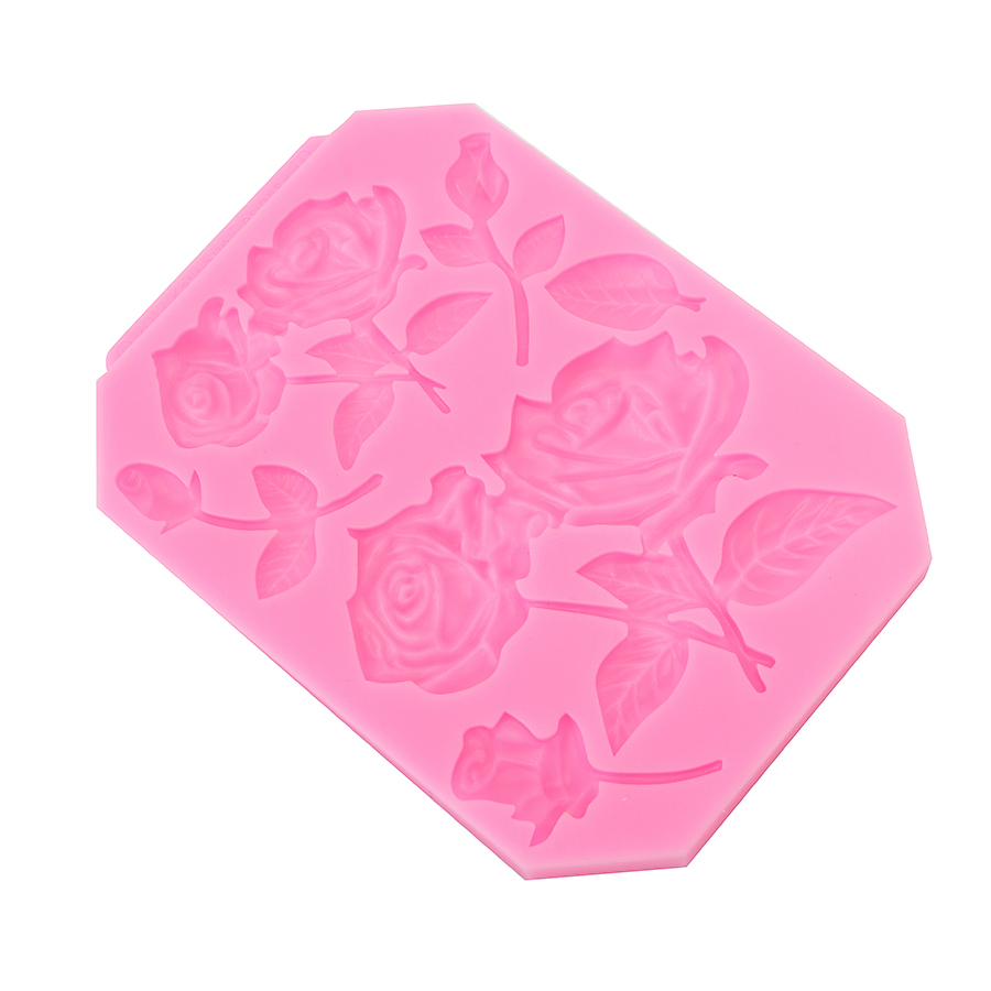 Food-Grade-Silicone-Cake-Mold-DIY-Chocalate-Cookies-Ice-Tray-Baking-Tool-Rose-Shape-1210821-4