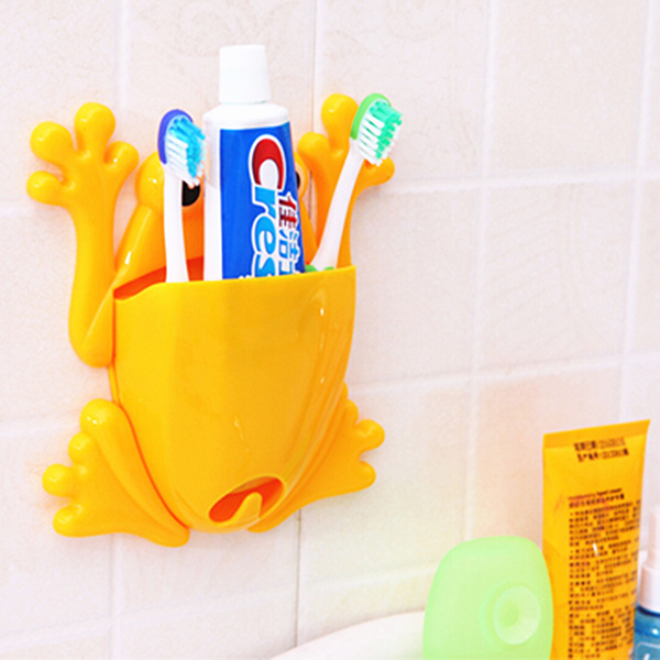 Cute-Frog-Toothbrush-Wall-Stick-Paste-Organizer-Storage-Box-987938-3