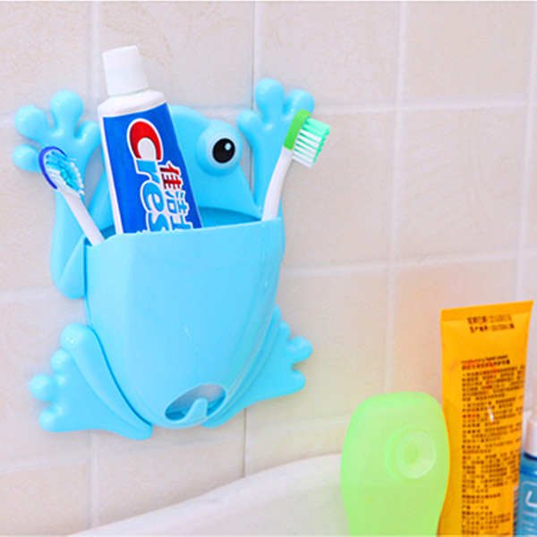 Cute-Frog-Toothbrush-Wall-Stick-Paste-Organizer-Storage-Box-987938-9